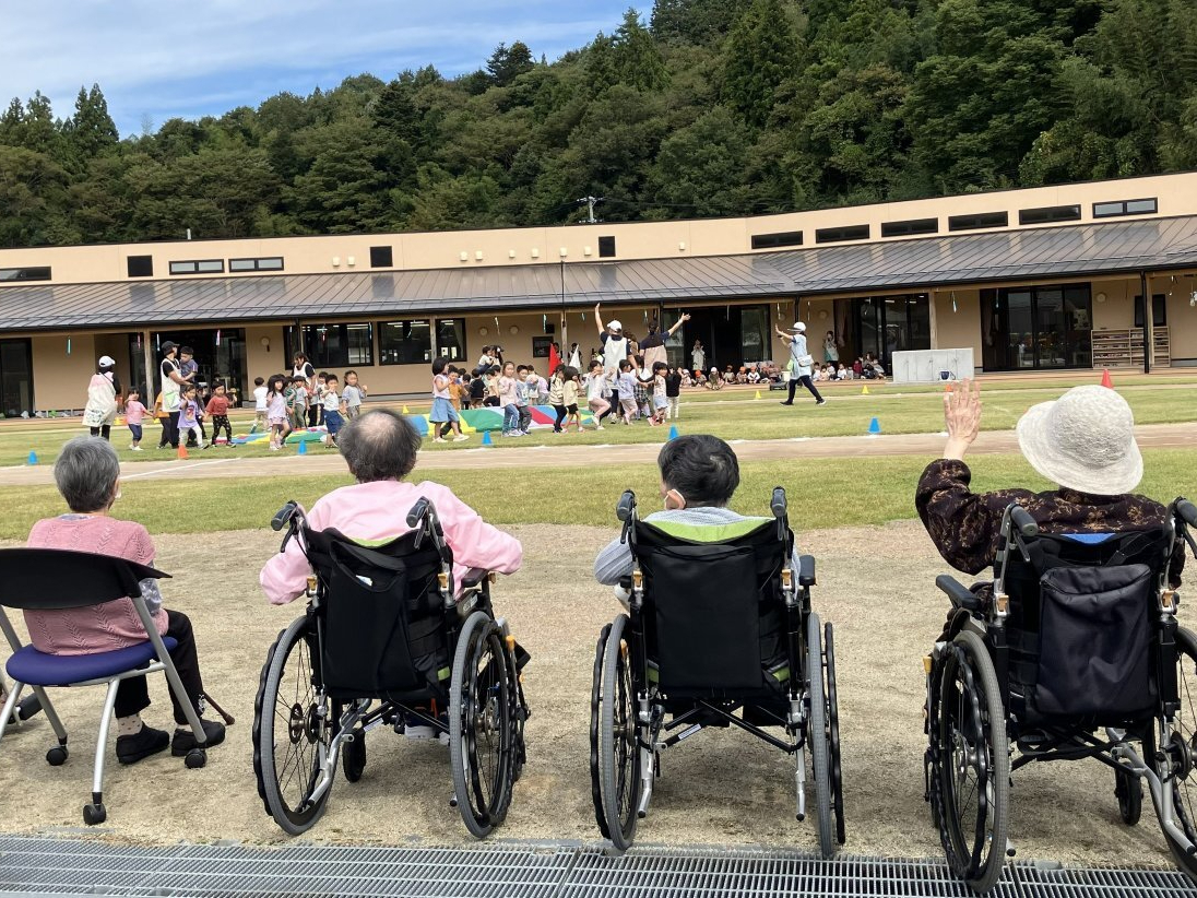 こども園の運動会を見学
